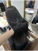 オリーブグレージュ/透明感カラー/韓国スタイル/髪質改善/表参道