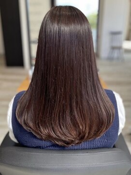 アトリエコア(Atelier Coa) 太白区酸性ストレートブリーチなしダブルカラーフルカラー黒染め