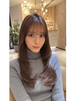 カインド 南青山(hair&make up KIND)&nbsp;韓国バング　顔周りカット