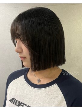 ナループロア ルームー(Nalu pu loa ROOMOO) ロングをばっさり！タッセルボブ☆切りっぱなしボブ/韓国ボブ