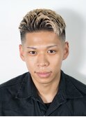 スキンフェード　ハイライト