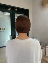 ハイヴィー(Hivi)&nbsp;こっくりオレンジブラウン×ぱつッとボブ