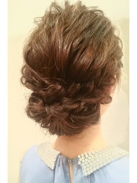 ヘアーアンドメイク フォルス(HAIR&MAKE FORS) 【FORS】西田ゆか 波ウエーブ×フィッシュボーン