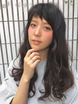 アンフィフォープルコ(AnFye for prco) 【AnFyeforprco】ゆるウェーブ暗髪ロング