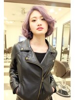 アヴァンティ ヘアーアンドスパ(avanti hair&spa)&nbsp;バイオレットアッシュのミディボブ