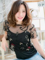 モッズヘア 越谷(mod's hair)&nbsp;ルーズカールでリラクシー＆グラマラス！ゆるふわミディアムa