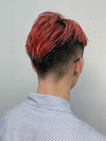 テトヘアー(teto hair)&nbsp;刈り上げ、グラデーションカラー、ピンクパープル