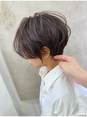 【絶壁解消】立体感くびれショート×クセ風デジタルパーマ