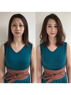 ネイロ 錦糸町(NeiRo) 前髪カタログくびれミディイヤリングカラーラベンダーカラー