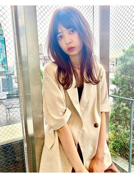 シエルバイアフロート(ciel by afloat) 〇ナチュラル韓国レイヤー × シースルーバング 韓国ヘア