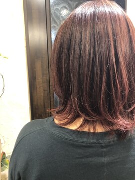 ヘアー クリエイト カルバリ(HAIR CREATE Calbari) アッシュピンク