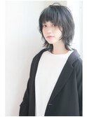 ダークラベンダーアッシュ/ディープパープル/美髪ローシニヨン