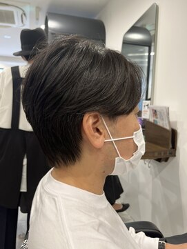 アフロディーテ 銀座(APHRODITE GINZA) 束感ショート/波巻き/アップバング/ツーブロックマッシュ/銀座