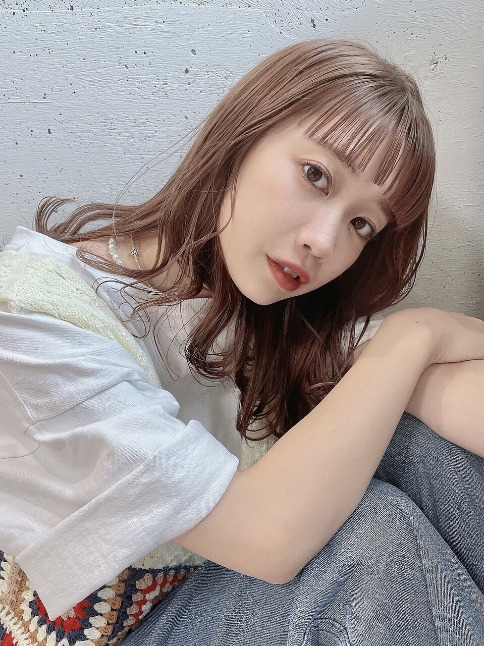【迷ったらこれ◎】前髪顔まわりカット+透明感カラー+髪質改善トリートメント