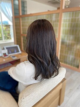 アドラーブル 長岡リップス旭岡店(adorable) 韓国ヘアレイヤー オリーブカラー 10代20代