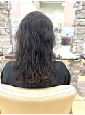 大人女性のロングパーマ