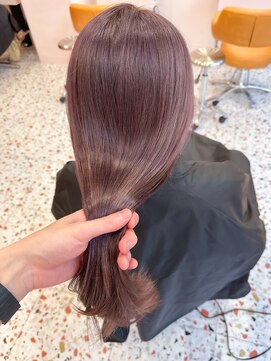 ボタン シブヤ(VOTAN SHIBUYA) 韓国ヘア/艶感カラー/ラベンダーグレージュ/渋谷