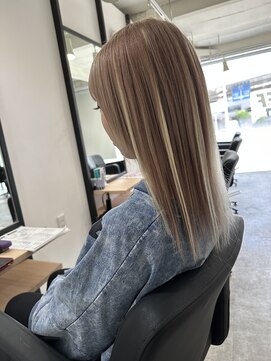 ラフ 難波店(LAFF) #黒髪#ボブルフ#ネビージュ#小顔#ワンレン