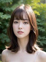 ジョウイン(JOWIN)&nbsp;20代30代大人かわいい/斜めバング/シルキーベージュ/前髪/くびれ