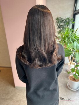 ジル アンク(Jill ankh) 《Jillankh 姫路駅前》シアブラウン　艶感　ブリーチ履歴あり