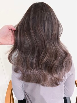 ネイロ バイ ジルブラン 葛西(NeiRo by JIL BLAN) レイヤーカット白髪ぼかしハイライトダブルカラーインナーカラー