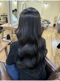 透明感地毛風カラー+ベータトリートメント/韓国風スタイル