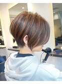 30代40代50代絶壁解消ひし形小顔前下がりショートボブ【ERIKA】