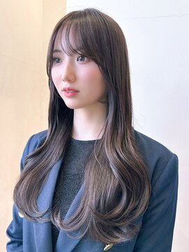 ソピ バイ インビテーション(sopi by invitation) ロングレイヤー 重ためレイヤー ラベンダーブラウン ラベンダー