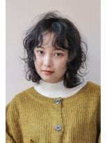 シスタ(SISTA)&nbsp;黒髪ボブパーマ/レイヤーパーマ【自由が丘】