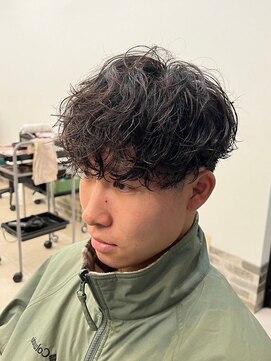 ヘアーアンドエステ ハラダ 滝ノ水店(Hair&Esthe Harada) メンズ/スパイラルミックス