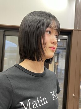 ラパンセ ブラン(LA PENSEE BRUN)の写真/髪の悩みを解消！あなたに合わせた技術と薬剤で湿気に負けない自然なストレートヘアに♪
