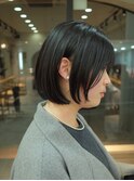 前上がりボブ　stylist今井