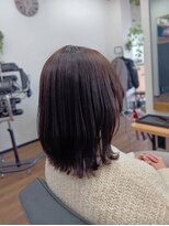 ナチュラル 名取店(Natural)&nbsp;外ハネミディアムボブ