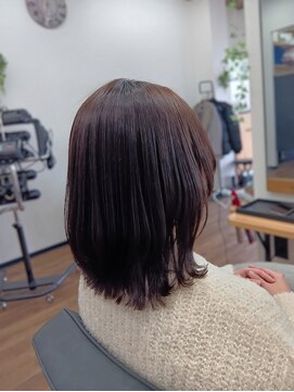 ナチュラル 名取店(Natural) 外ハネミディアムボブ