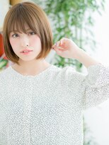 ソル 千早(S.O.L)&nbsp;千早/髪質改善/シルキーベージュ×切りっぱなしカールボブc