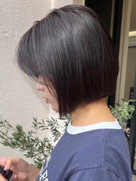オズ 安積店(OZ) 安積タッセルボブ切りっぱなしボブマッシュウルフショートカット