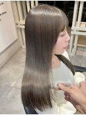 透明感アッシュベージュ