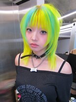 コードプラスリム(CODE+LIM)&nbsp;レイヤーカット/顔周りカット/ミディアムヘア/デザインカラー