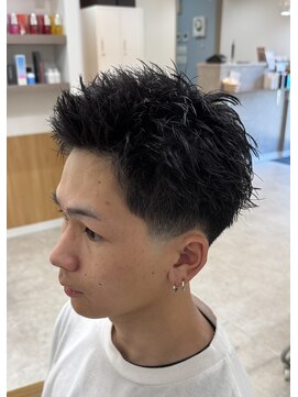 ラフテル(RAFTEL) 【スパイキーショート】×【テーパーフェード】