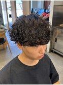 抜け感◎波巻きスパイラルパーマ