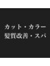 ショートスパ＋カット＋カラー＋髪質改善トリートメント 15,000円→ 12,800～
