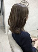 似合わせやすいくびれヘア×ベージュブラウン◇