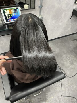 髪質改善縮毛矯正/ナチュラル内巻きボブ