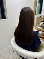 アドラーブル ココロ 新潟(adorable CoCoLo) 大人美人艶カラーベージュ小顔カット透明感レイヤーロング