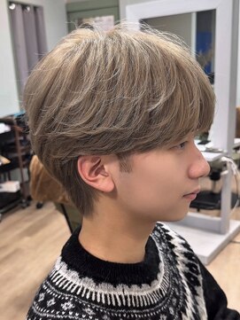 ヨリ サッポロ 札幌大通(yori SAPPORO) ニュアンスパーマ/センターパート/韓国マッシュ/ダークアッシュ