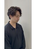 大人センターパート×ツイスパ