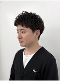 柏 メンズパーマ 強めパーマ 無造作ショート