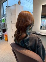 パーミルヘアーピピ(permille hair pipi) インナーカラー×ブルー
