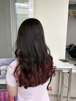 アライブ ハラジュク(ALIVE harajuku) ブリーチインナーバレイヤージュグラデーションカラー夕貴