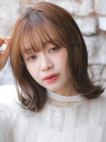 カライング(ing) 大人可愛い顔周りレイヤーボブウルフカットミディアム◎20代30代
